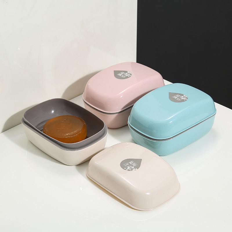 创意肥皂盒儿童个性带盖大号可爱洗衣香皂双层沥水家用卡通详情1