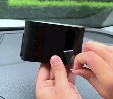 201213汽车临时停车牌手机架 挪车电话车载手机支架 多功能停车卡详情图6