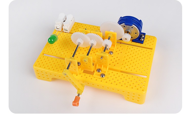 科学实验玩具教学仪器手工科技制作材料包手摇发电机详情图6