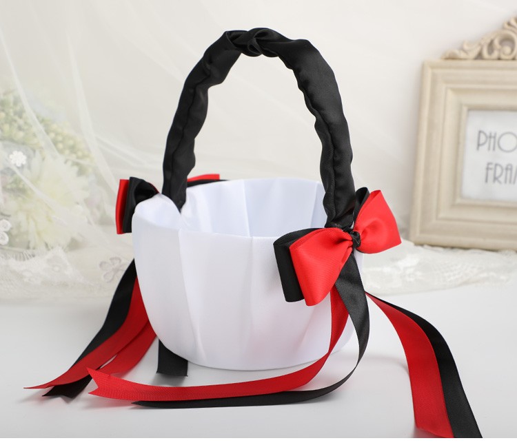 Western-style wedding flower baskets, wedding flower baskets, flower boys scattering flower baskets, wedding supplies detail image 9