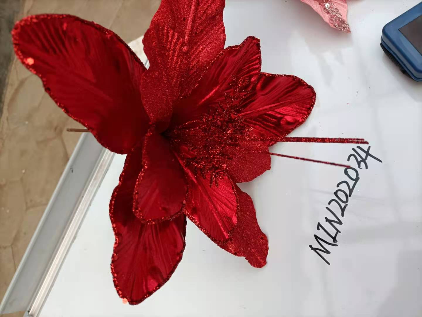 圣诞网布花圣诞网布花圣诞网布花圣诞网布花图