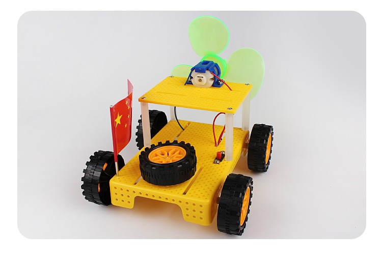 探究客科学实验教具科技小制造风力车详情9