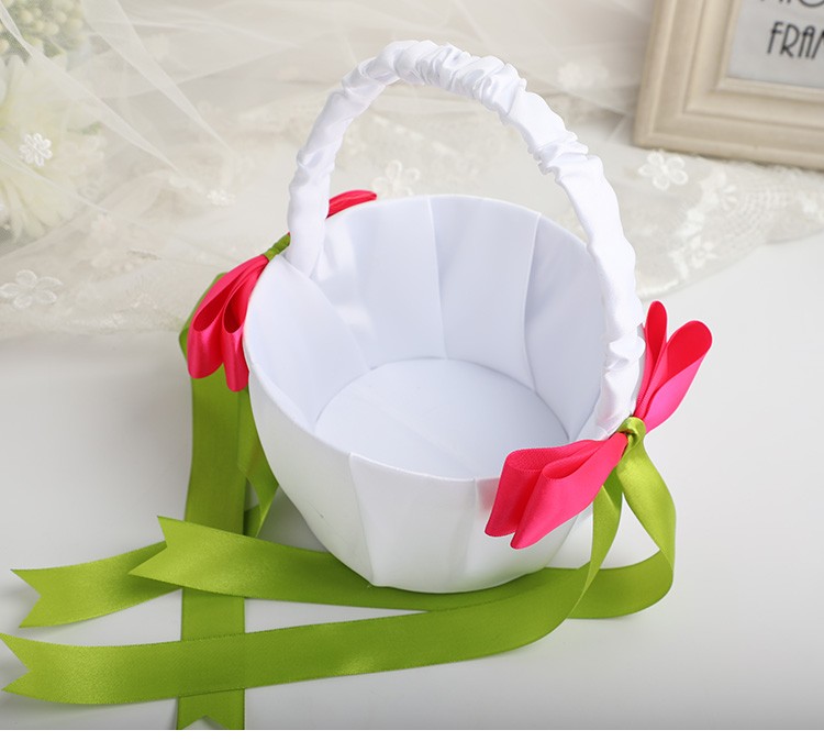 Western-style wedding flower baskets, wedding flower baskets, flower boys scattering flower baskets, wedding supplies detail image 13