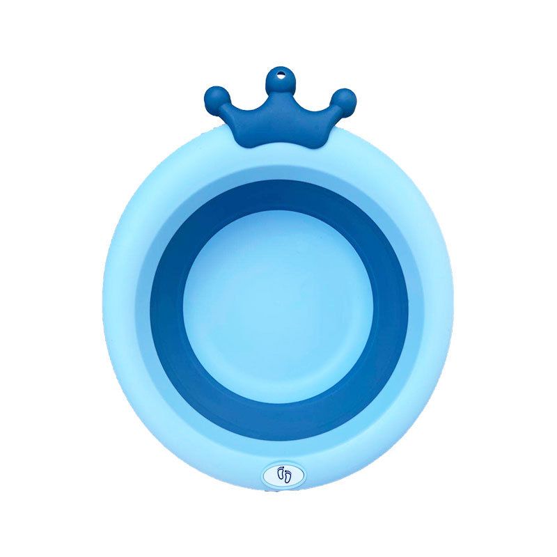 Children's folding washbasin, baby washbasin, newborn products, PP cartoon household baby basin Item Picture