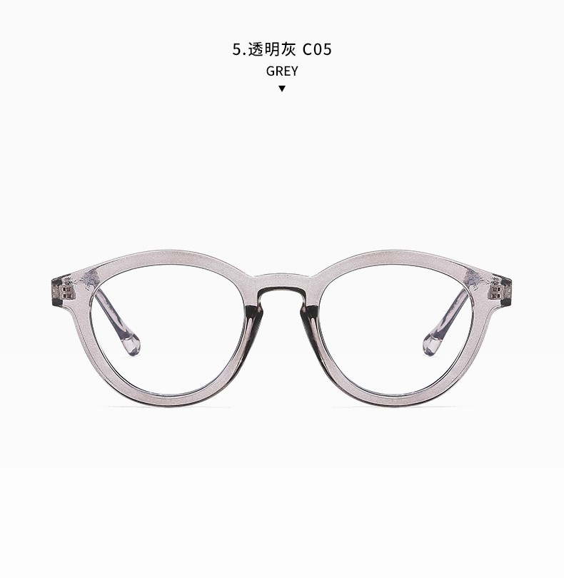2021 new stylish Korean-style anti-blue light spectacle frame, the same versatile flat light spectacle frame as the Internet celebrity, trendy men's spectacle frame detail image 15