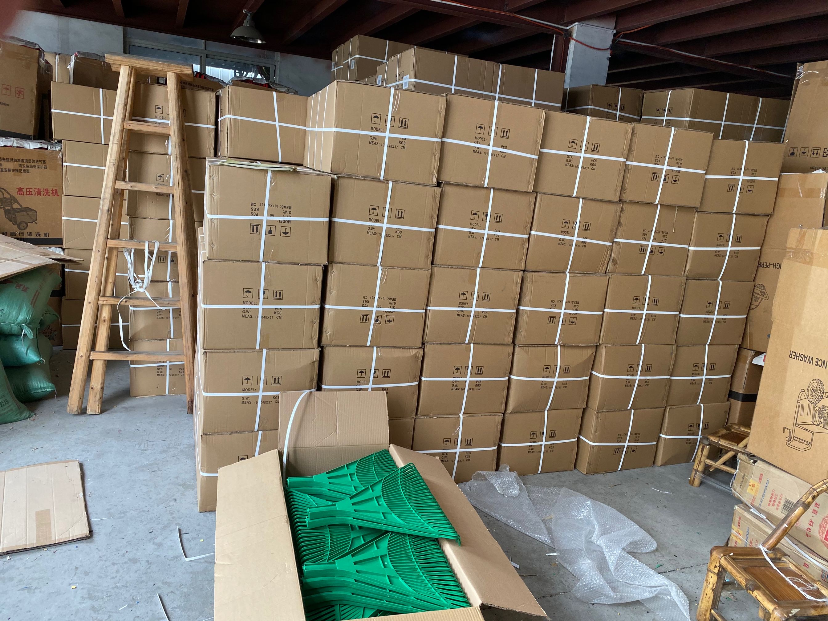 厂家直销20齿塑料耙园林草耙园林工具落叶耙扫把详情9