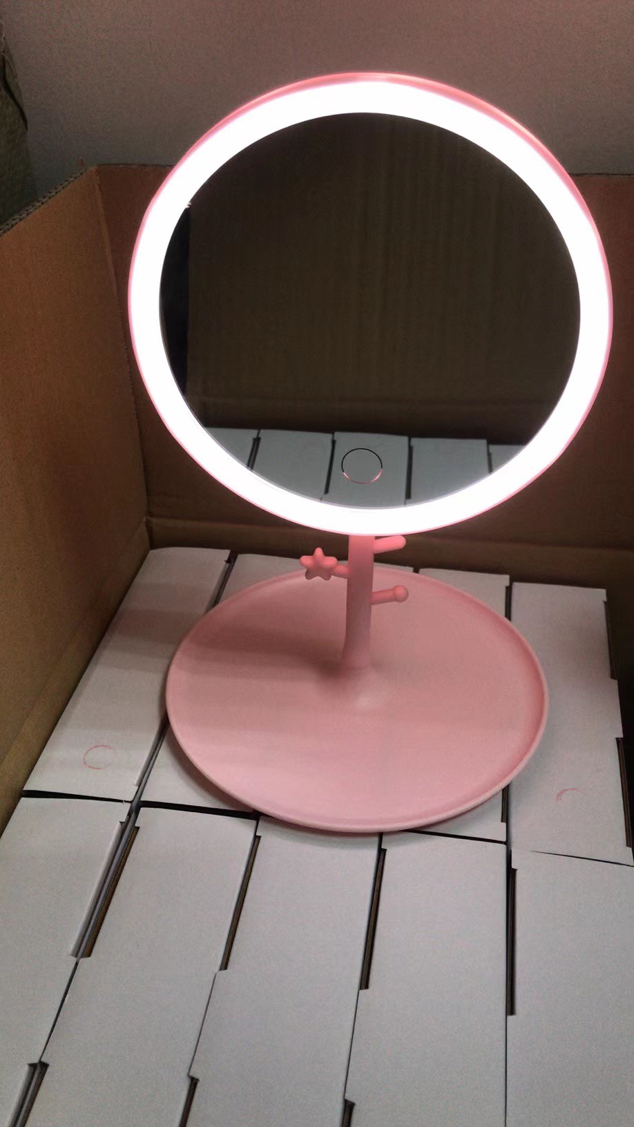 Circular Cosmetic Mirror Specification drawing