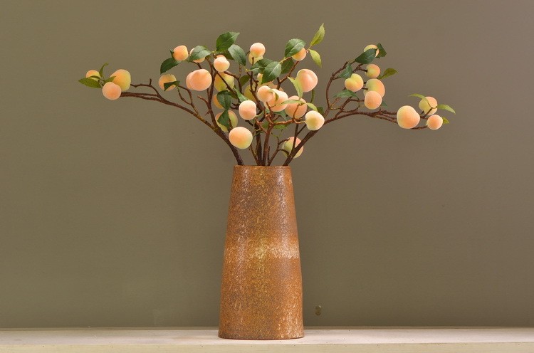 Lanjin Factory offers wholesale and direct sales of artificial flowers, Chinese-style decorative berries, peaches, artificial fruits, and foam artificial peaches detail image 12