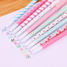 韩国文具彩色中性笔创意学习办公用品可爱水笔套装十色中性笔批发