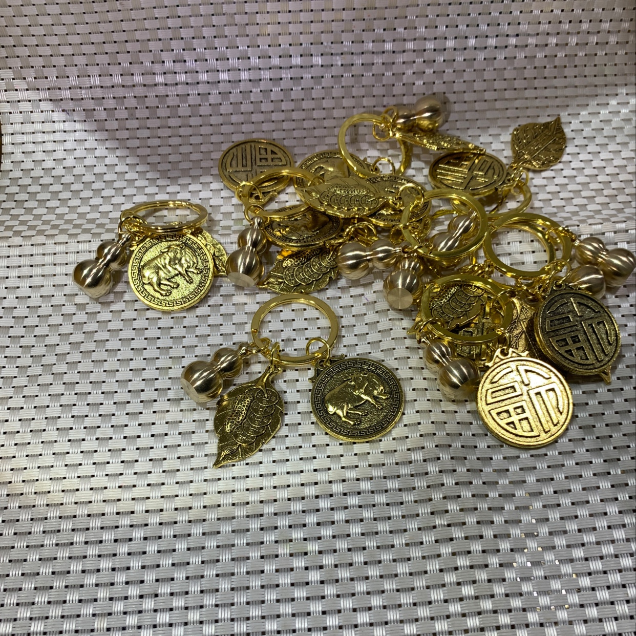 合金生肖铜葫芦一夜发财