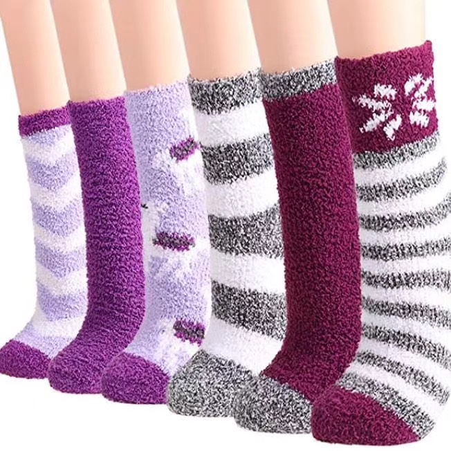 可爱女童毛毛袜