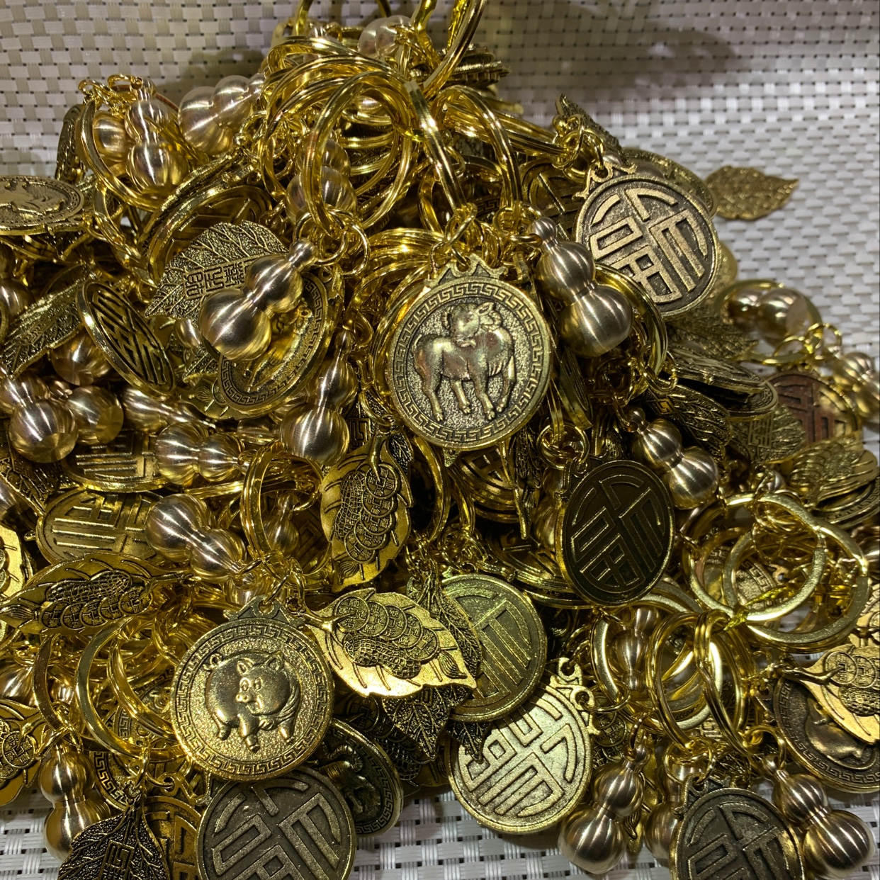 合金生肖铜葫芦一夜发财详情图2