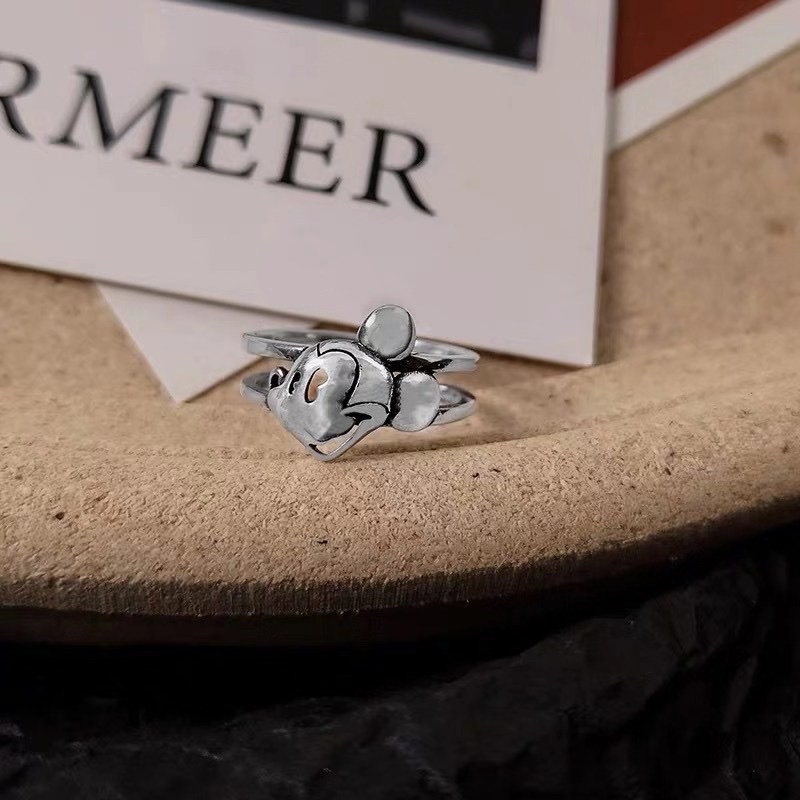 UKI SILVER and Season S925 Mickey Double Ring Specification image