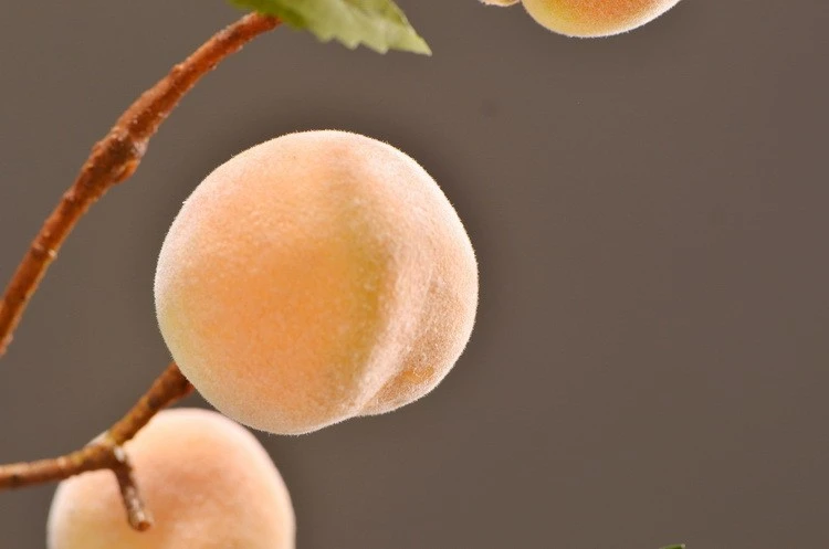 Lanjin Factory offers wholesale and direct sales of artificial flowers, Chinese-style decorative berries, peaches, artificial fruits, and foam artificial peaches detail image 17