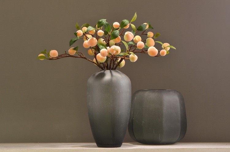 Lanjin Factory offers wholesale and direct sales of artificial flowers, Chinese-style decorative berries, peaches, artificial fruits, and foam artificial peaches detail image 14