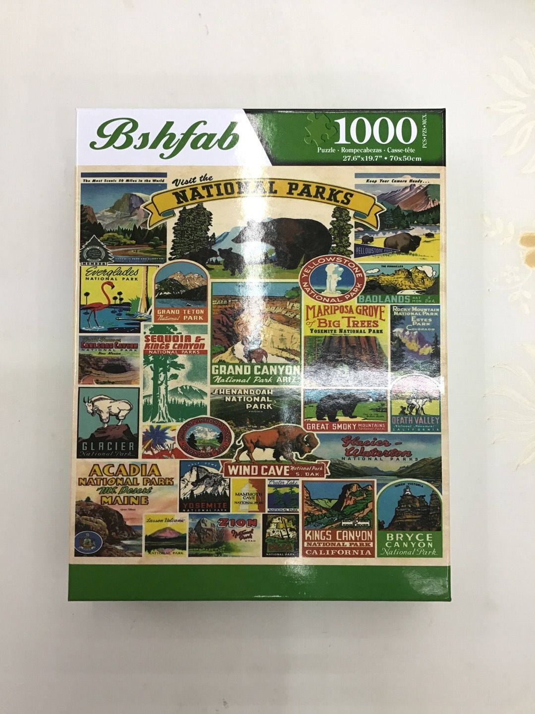 إنها 1000PCS أحجية الغابة