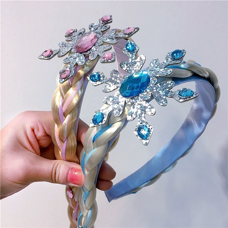 Princess Elsa from Frozen Children's Wig Braid headband details Picture