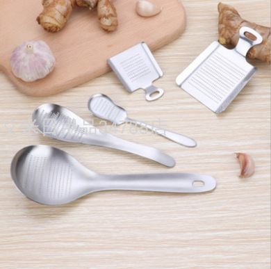 Tf-stainless steel rice Spoon garlic mill Ginger mill Kitchen tools mud mill ginger garlic mill super fine garlic press