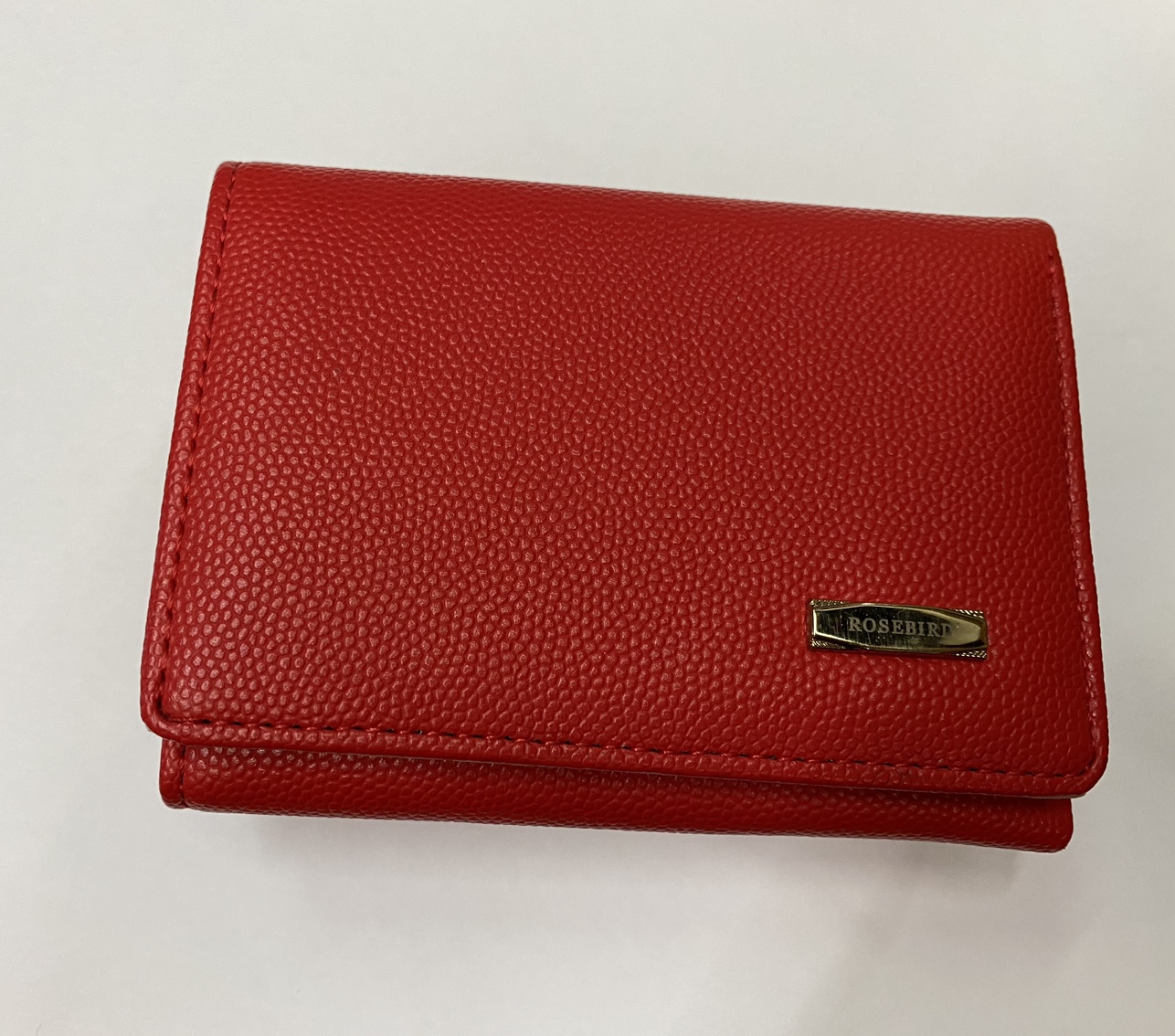 红色复古钱包