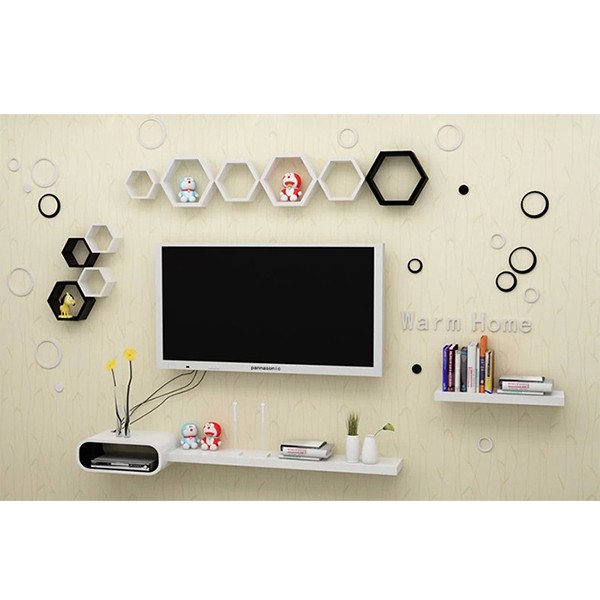 正六边形套三展示框 陈列架 收纳架 创意格货号：26详情图10