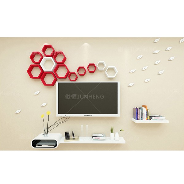 正六边形套三展示框 陈列架 收纳架 创意格货号：26详情图3