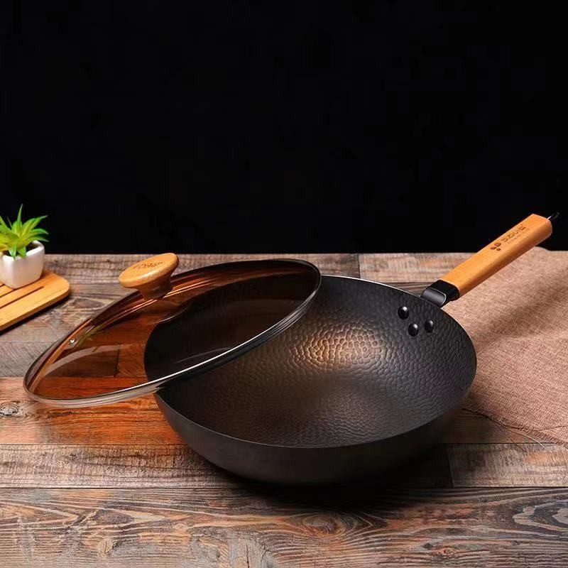 Kitchen-Art 阿特铁锅无涂层物理不粘锅家用炒锅精铁锅详情图6