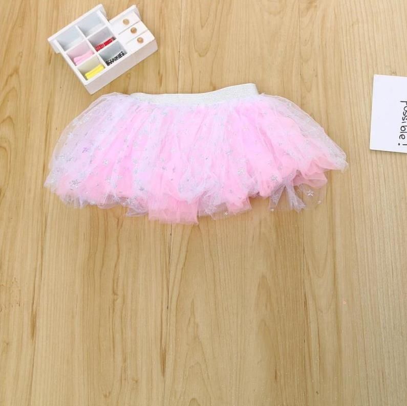 Spot dance skirt for children aged 0-3 years old, European and American gauze skirt, Amazon original single tutu skirt, ballet sparkle and sequin puff skirt thumbnail