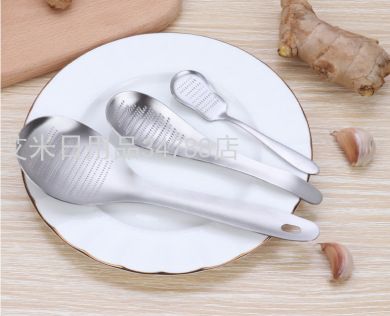 Tf-stainless steel spoon garlic mill Ginger mill Kitchen tools mud mill ginger garlic mill super fine garlic press