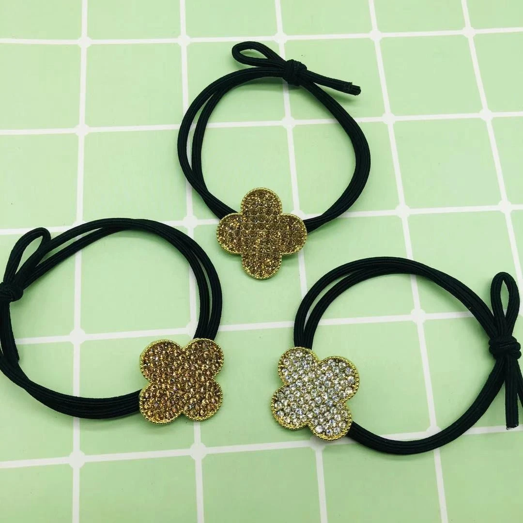 QQ- Diamond Alloy Cartoon Rubber Band -15 detail image 1