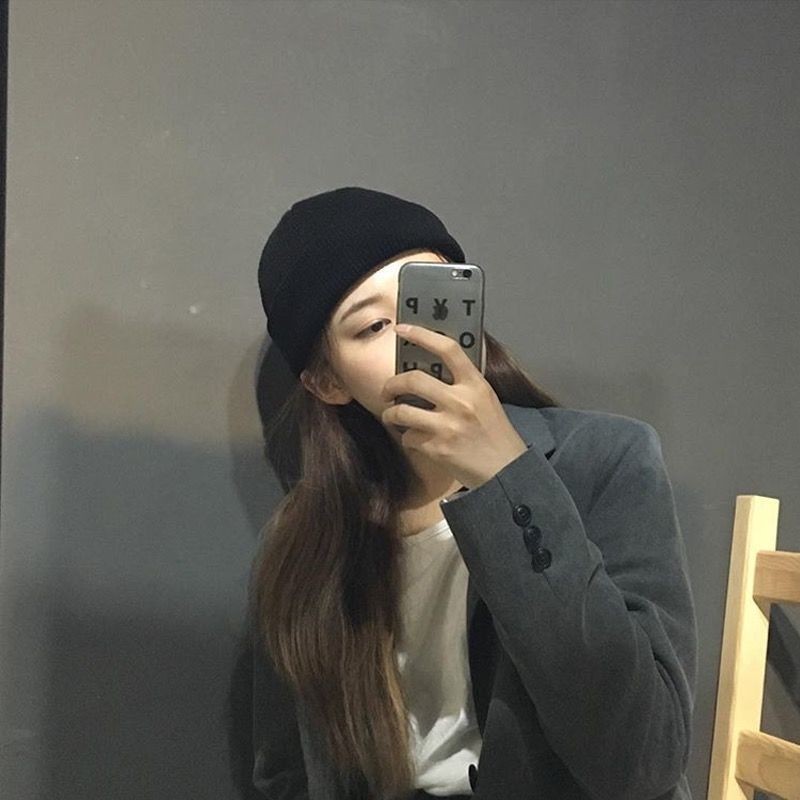 Autumn And Winter Hot New Warm Melon Skin Hat Vintage Knit Hat Wool Bowler Hat Short Hip Hop Pullover Hat Specification drawing