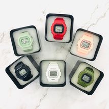 新款学生抹茶绿防水电子表 盒装方形独角兽多功能手表