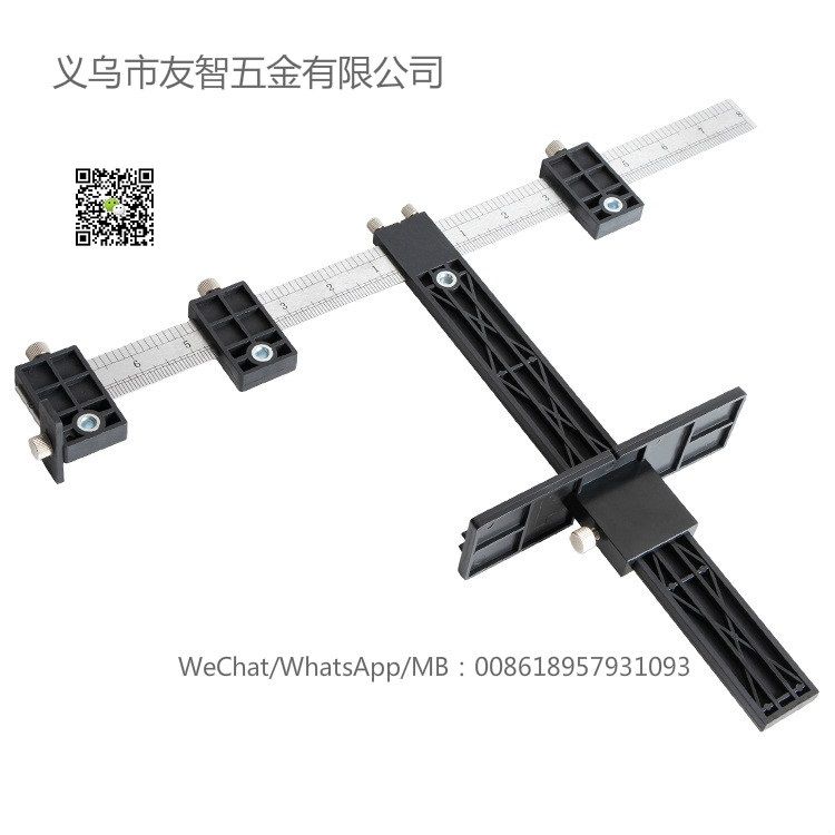 Woodworking drilling positioning ruler
