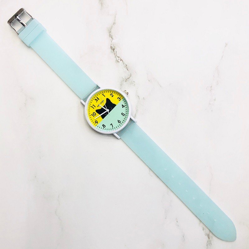 新款盒装夜光儿童手表 硅胶创意糖果色学生可爱表详情图8