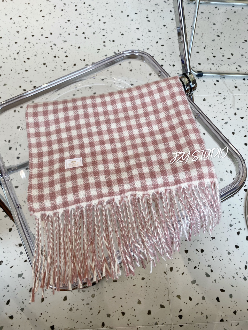 2020 South Korea Dongdaemun The Same Type Of Ins Wind Small Square Long Virtual Scarf Korean Powder