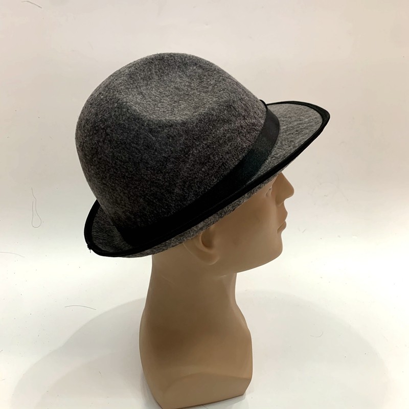 One-piece die-cast grey non-woven fabric ceremonial hats for foreign trade export pic 1