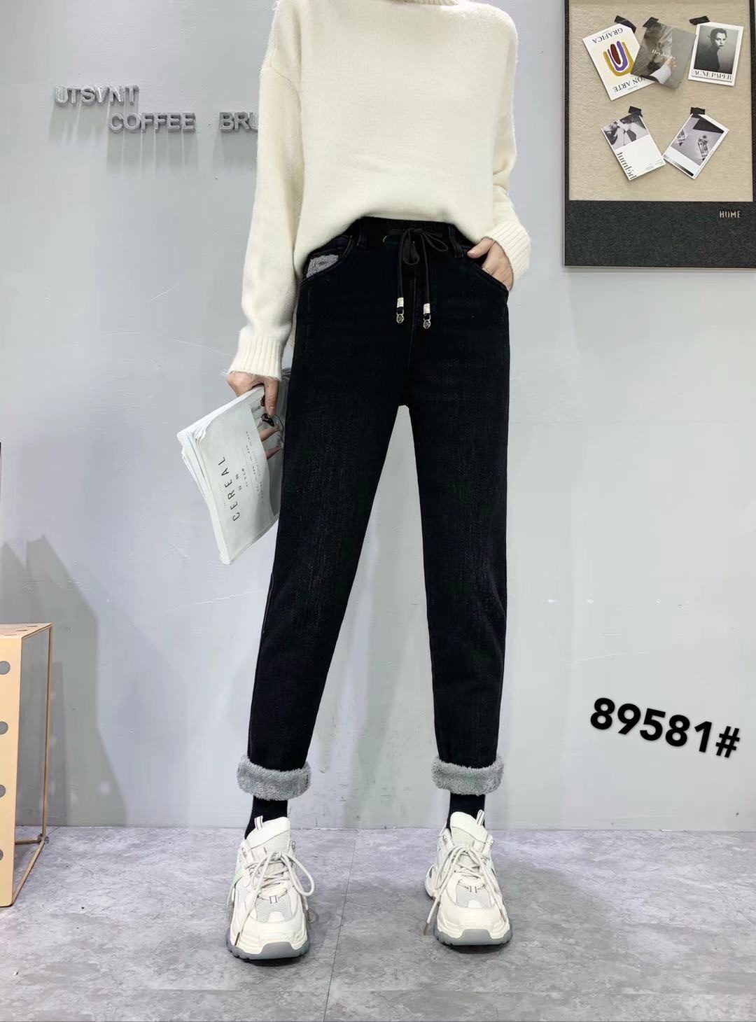 3复合牛仔长裤产品图