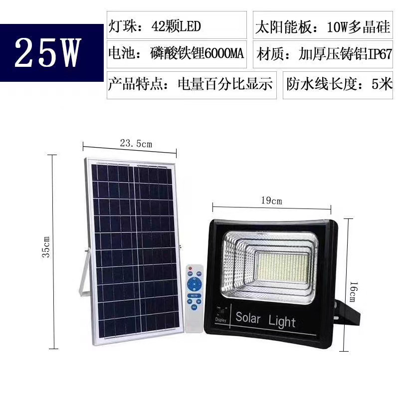 Solar outdoor waterproof garden lighting, treasure basin solar floodlight, LED solar floodlight detail image 1