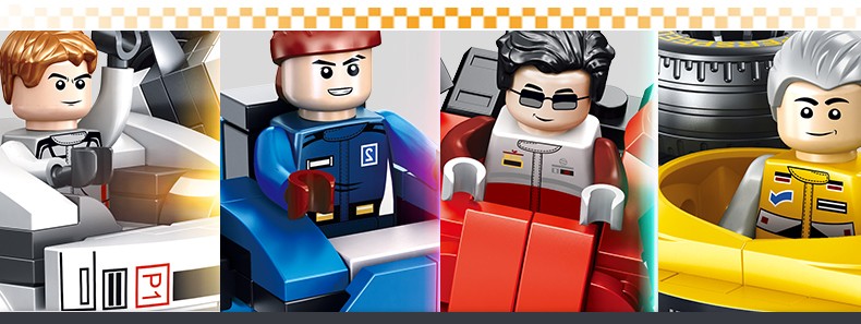 潘洛斯创意三变跑车机甲积木儿童礼品玩具益智樂高玩具拼装详情图2