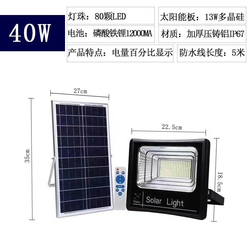 Solar outdoor waterproof garden lighting, treasure basin solar floodlight, LED solar floodlight detail image 2