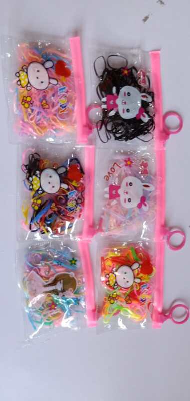 Zipper small bag FR accessory 4062 plastic children's rubber band
