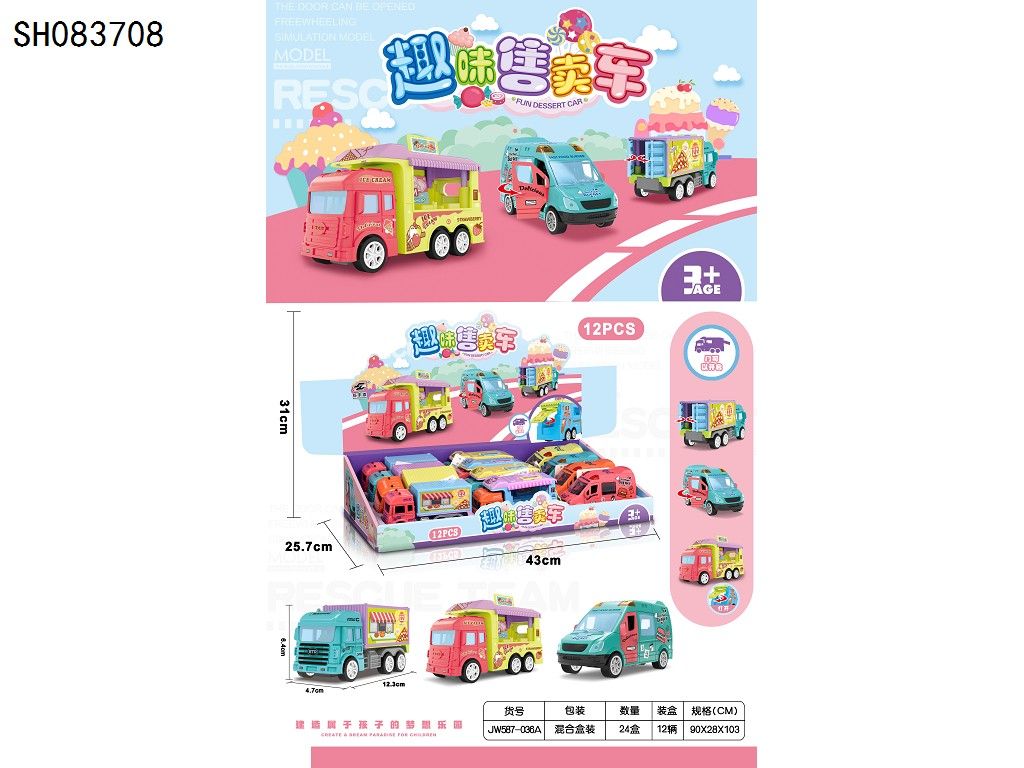 Children puzzle over the fun selling car exquisite inertial simulation car thumbnail