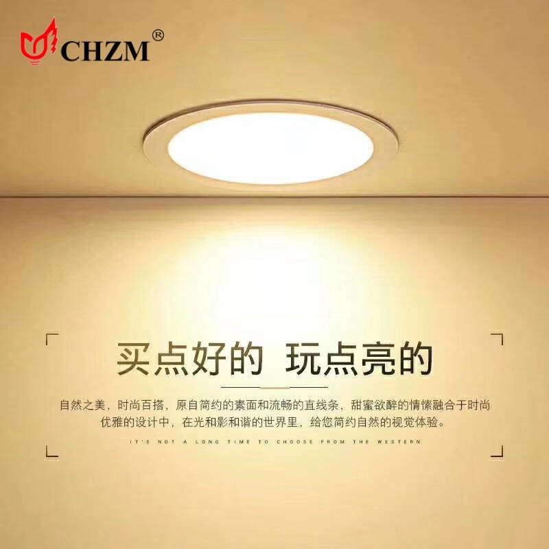 LED panel lights, LED circular panel lights, square panel lights, die-cast aluminum panel lights, recessed panel lights, surface-mounted panel lights, non-isolated panel lights, ceiling lights detail image 3