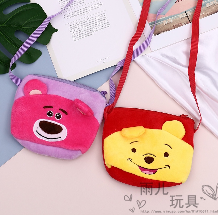 儿童挎包 卡通刺绣单肩包斜挎包儿童休闲斜背包出门旅行包包