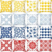 Peach leather pillowcase custom Nordic simple geometric print office cushion cover sofa cushion cross-border sales