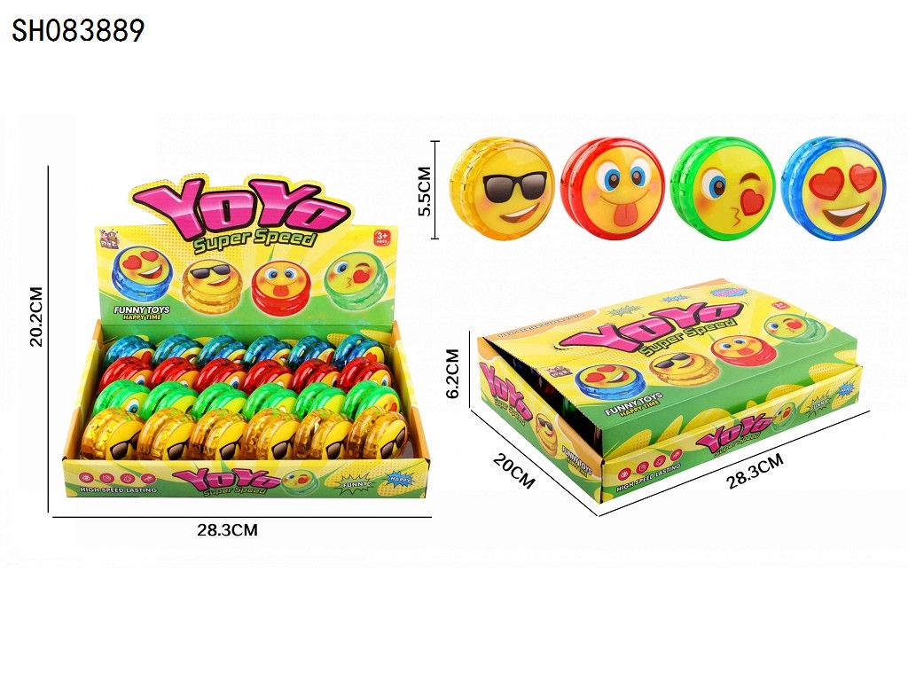SH083889 Kids Flashing Yo-yo creative flashing toy Yo-yo Boy flashing yo-yo puzzles Yoyo ball