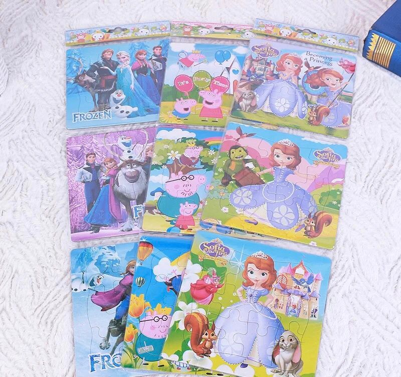 Triplet small puzzle puzzle puzzle jigsaw puzzle board children jigsaw puzzle cartoon puzzle thumbnail