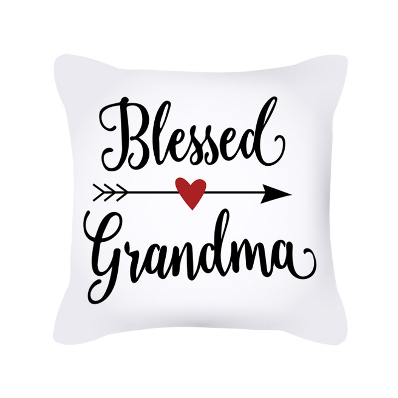 Mother's Day pillowcase, Nordic simple letter heart peach skin velvet sofa pillow cover, office cushion cross is selling well detail image 11