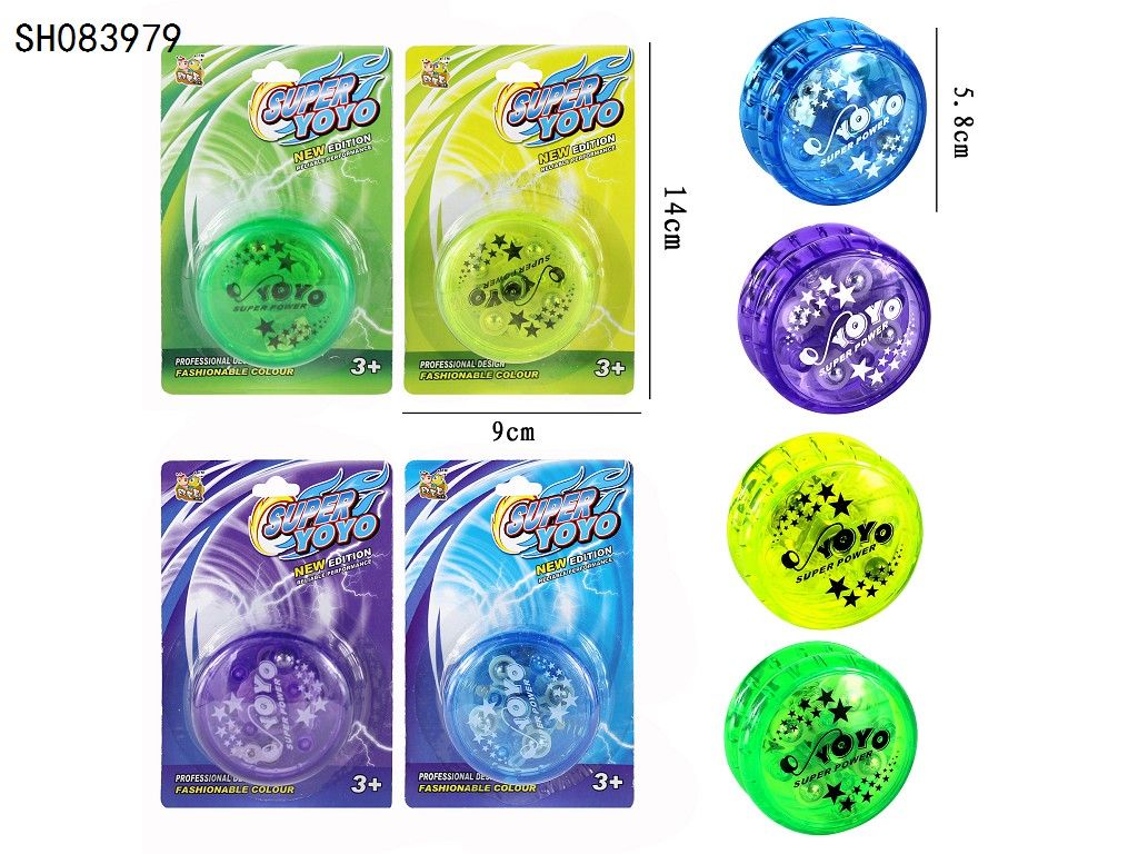 Children's Yo-yo double on-off lighting Yo-yo creative Lighting Toy Yo-yo Boy Yo-yo puzzle Yoyo ball thumbnail