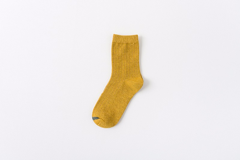 Best-selling couple socks, mid-range all-cotton men's and women's socks detail image 11