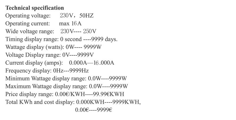 电力监测仪功率计量插座 智能计费插座 欧规英规美规插座详情图1